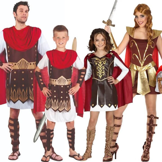 Disfraces en grupo de Gladiadores Romanos