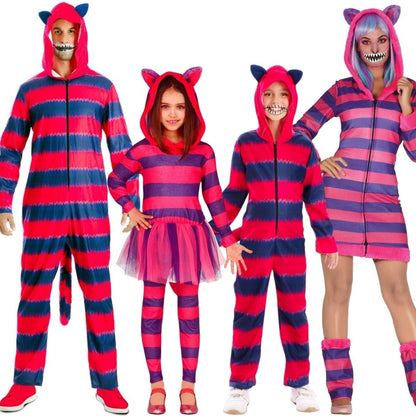 Disfraces en grupo de Gato Cheshire