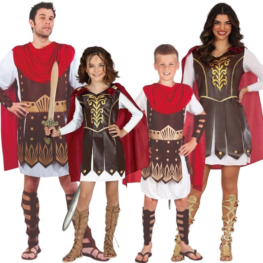 Disfraces en grupo de Gladiadores Romanos