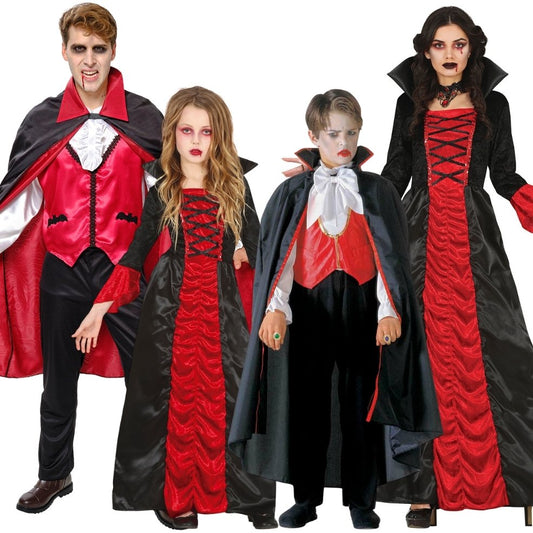 Disfraces en grupo de Vampiros Royal