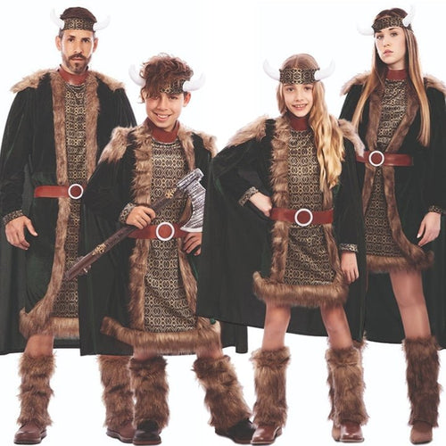 Disfraz de Vikinga salvaje para mujer