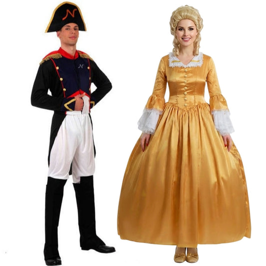 Disfraces en pareja de Napoleón y Maria Antonieta