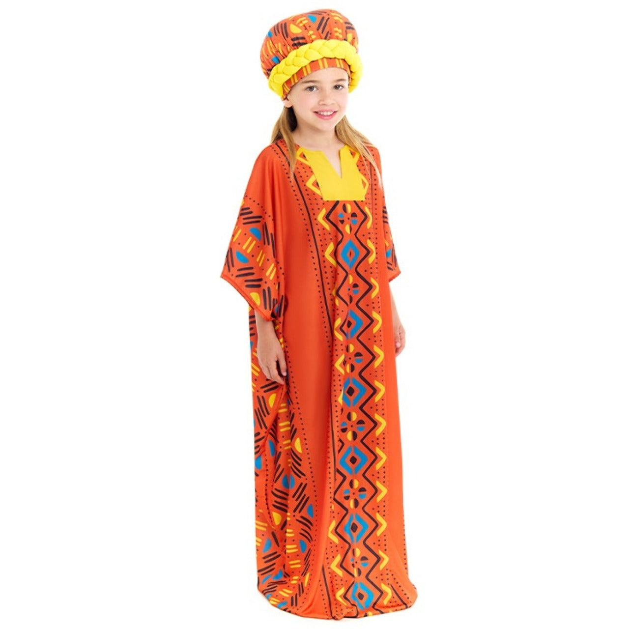 Disfraz de Africana Túnica para niña