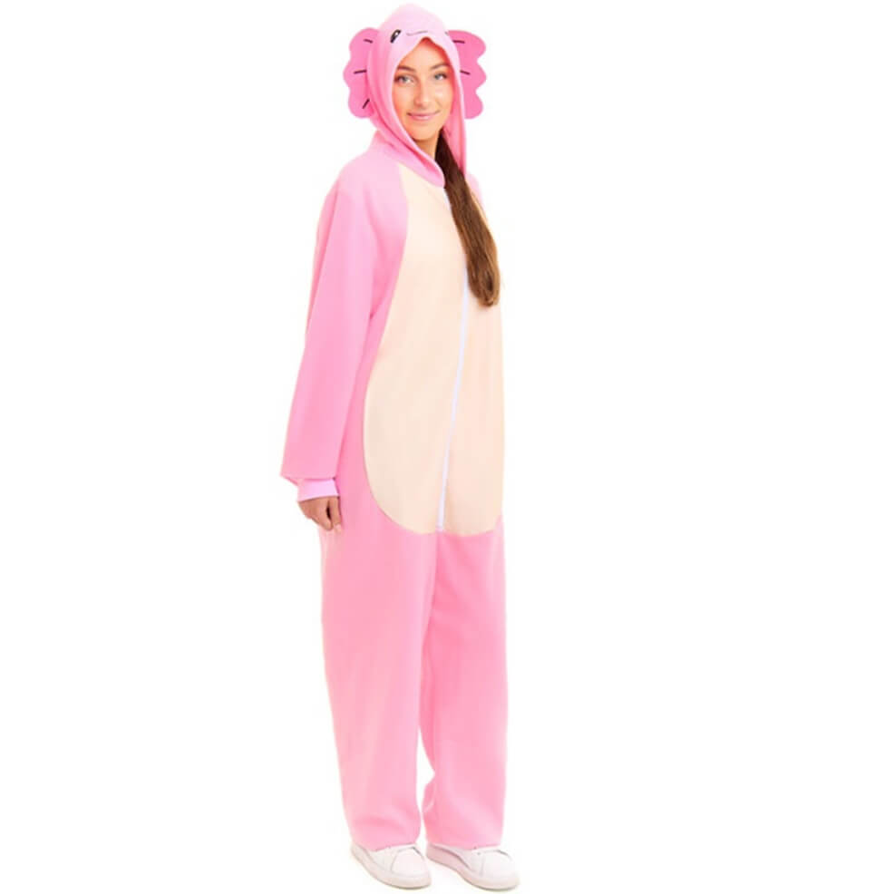 Disfraz de Ajolote Rosa para adulto