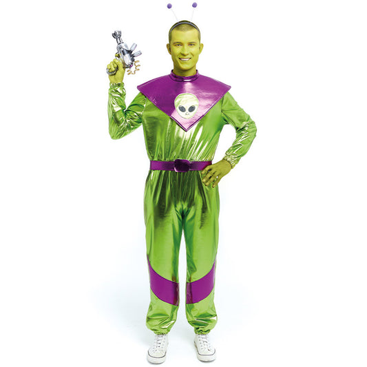 Disfraz de Alien Verde para hombre