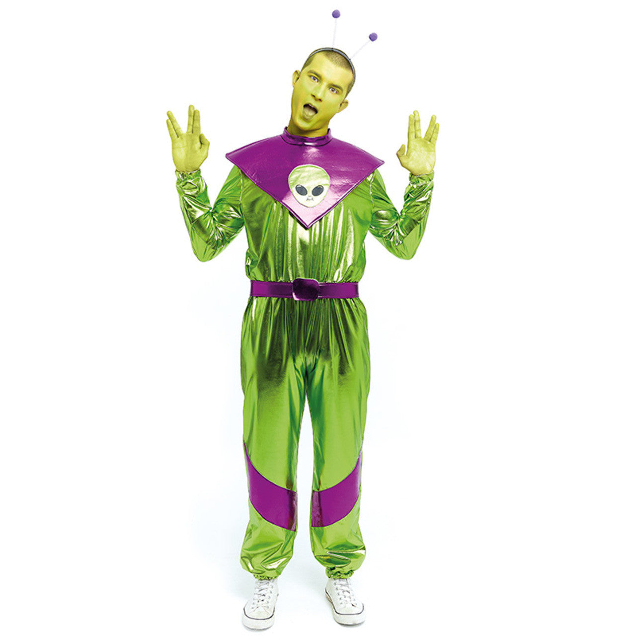 Disfraz de Alien Verde para hombre