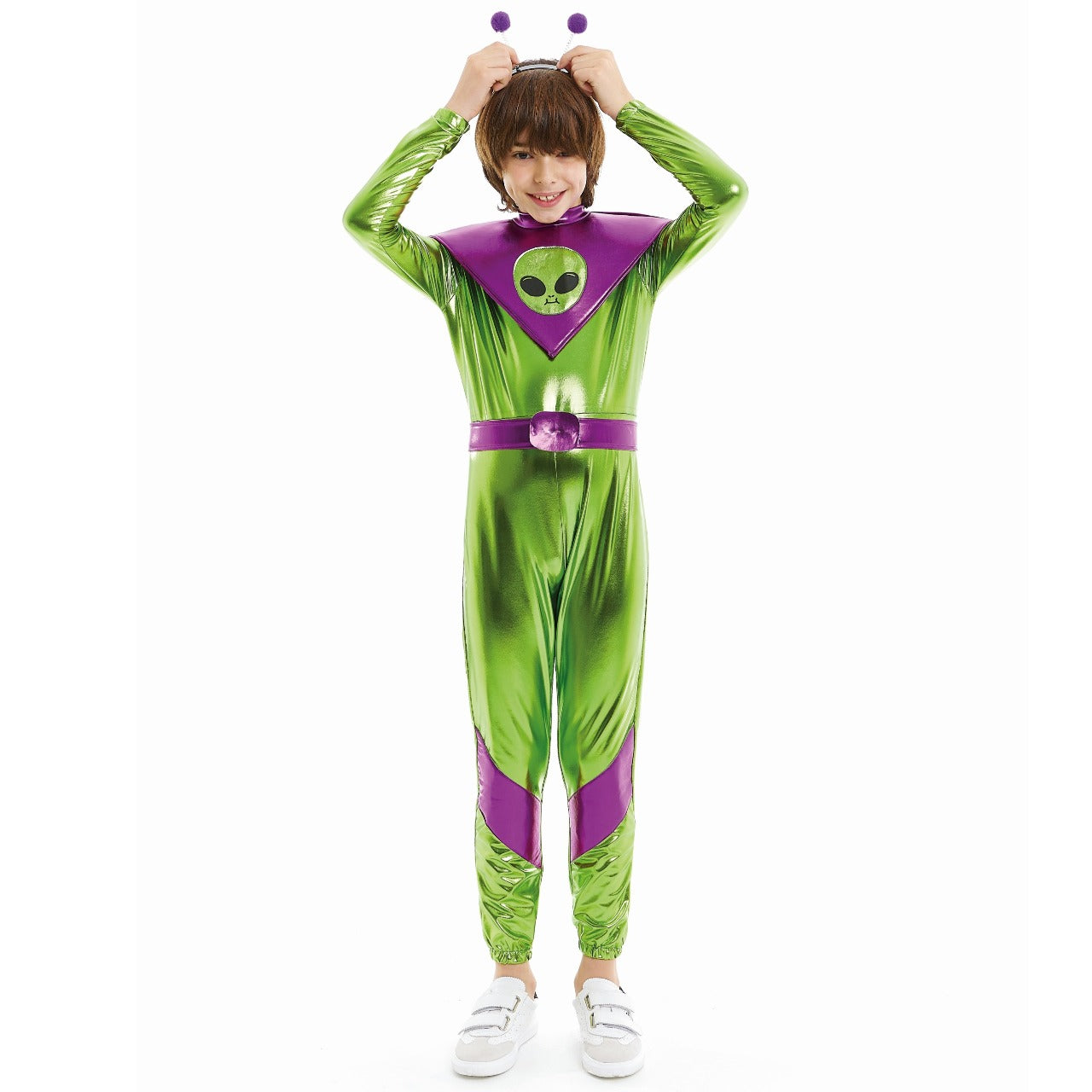 Disfraz de Alien Verde para niño