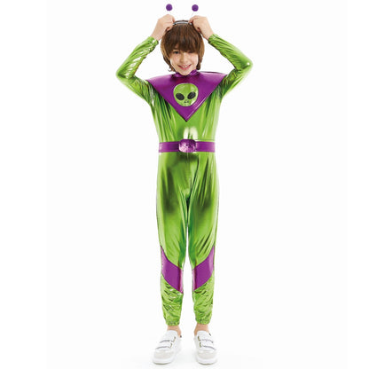 Disfraz de Alien Verde para niño