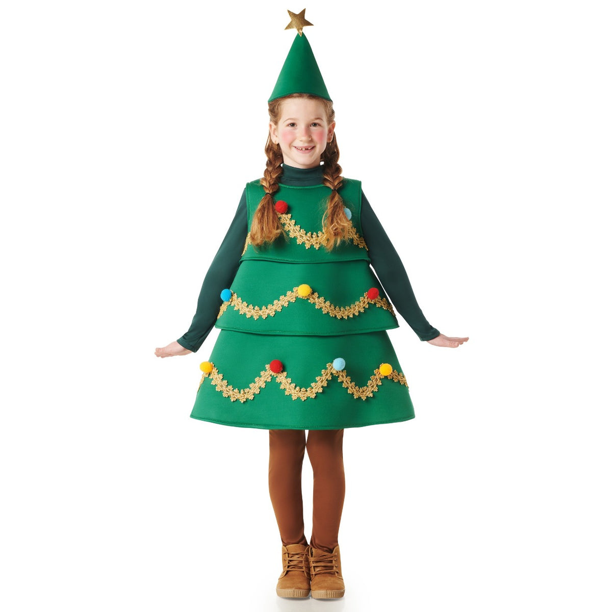 Disfraz de Árbol de Navidad Decorado infantil