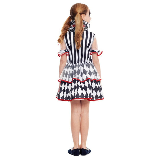 Disfraz de Arlequín Sangriento Rombos para niña