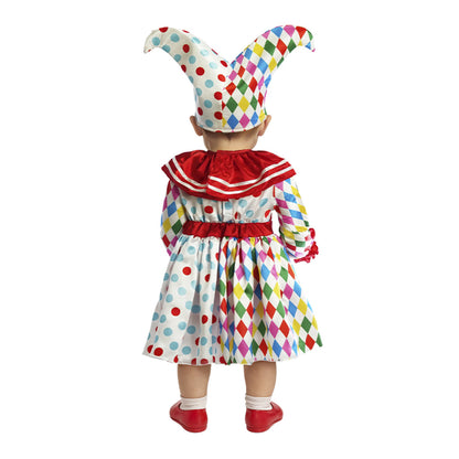 Disfraz de Arlequín Vestido Topos para bebé