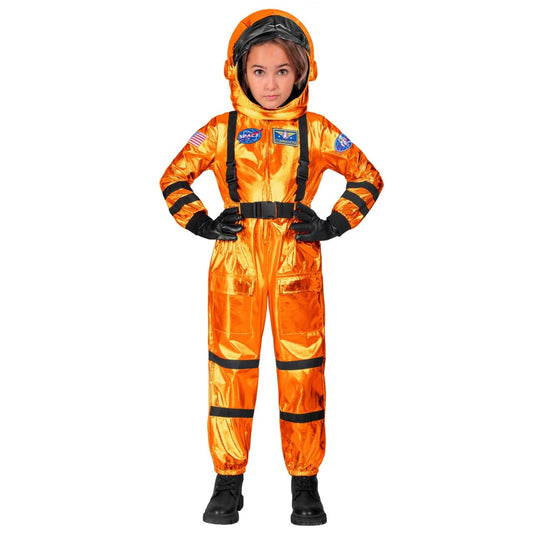 Disfraz de Astronauta Space Naranja infantil