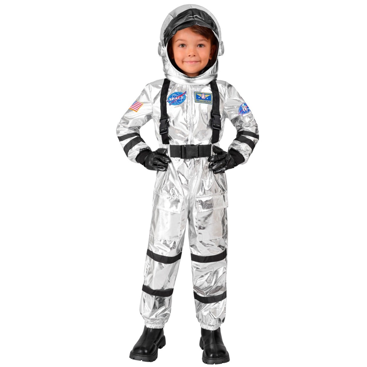 Disfraz de Astronauta Space Plata infantil