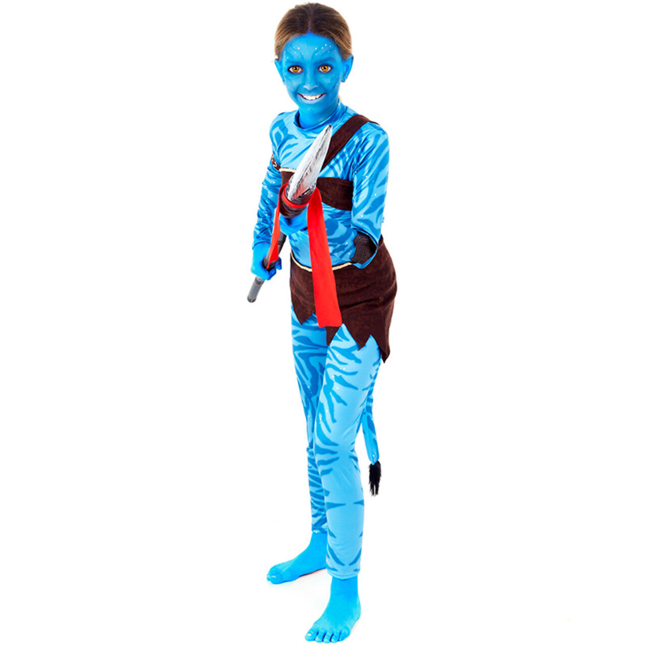Disfraz de Avatar Tribal para niña