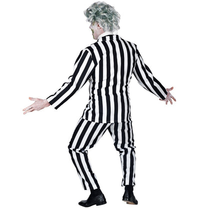 Disfraz de Fantasma Rayas Bicolor para hombre