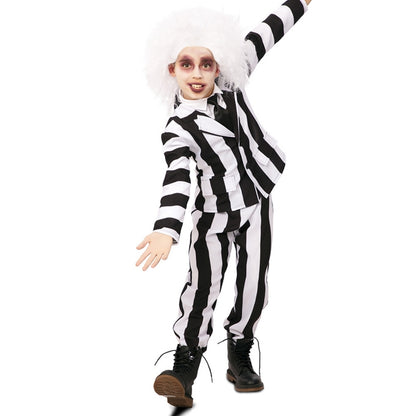 Disfraz de Fantasma Rayas Traje para niño