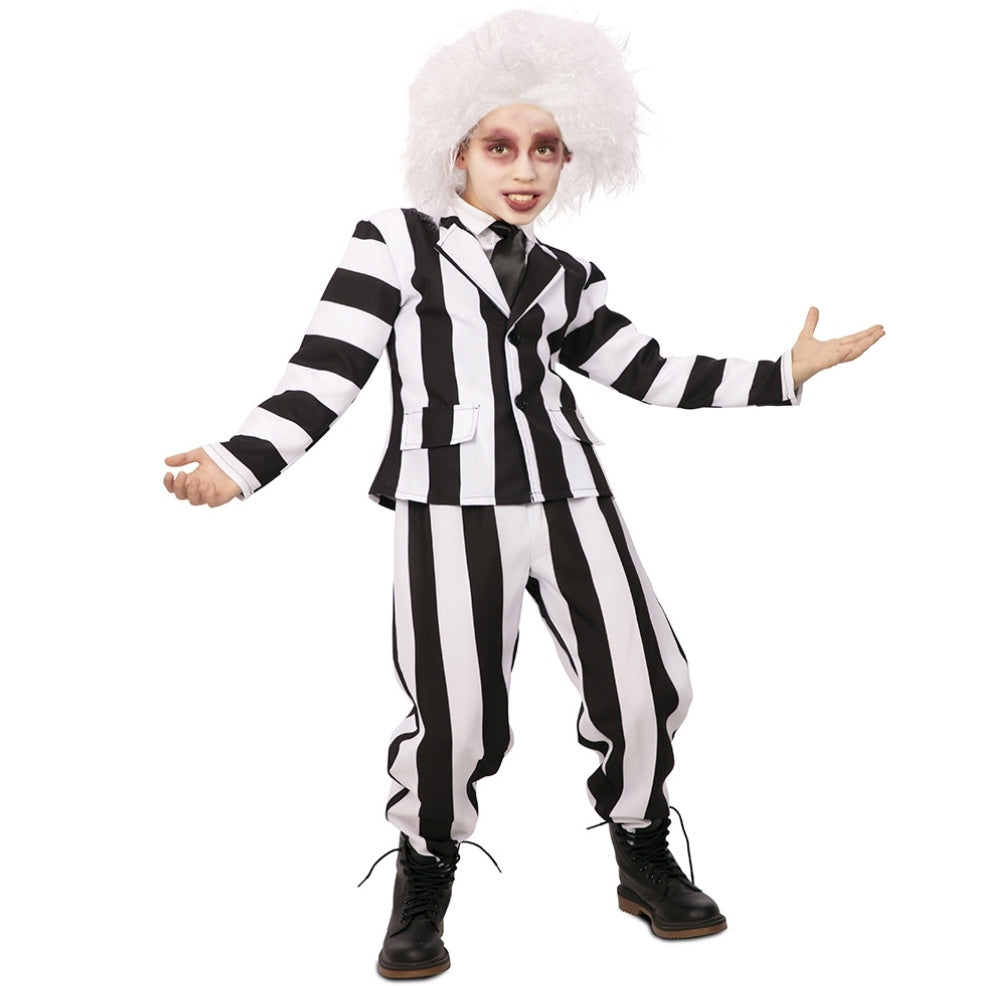 Disfraz de Fantasma Rayas Traje para niño
