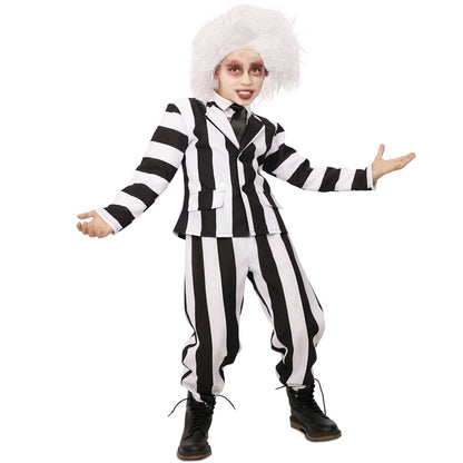 Disfraz de Fantasma Rayas Traje para niño