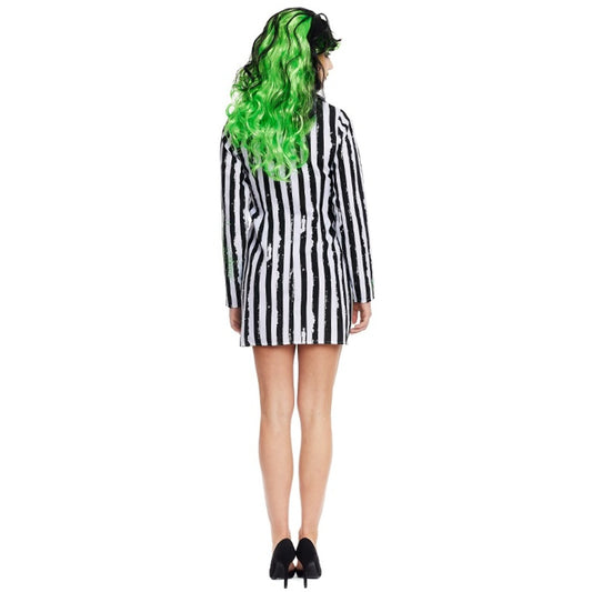 Disfraz de Fantasma Rayas Ultratumba para mujer