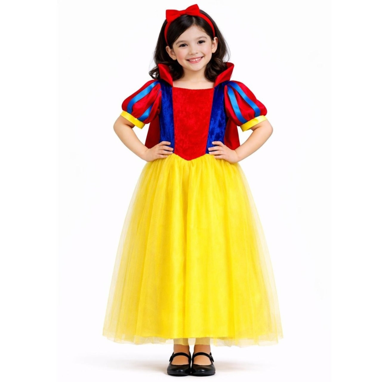 Disfraz de Blancanieves Lujo para niña