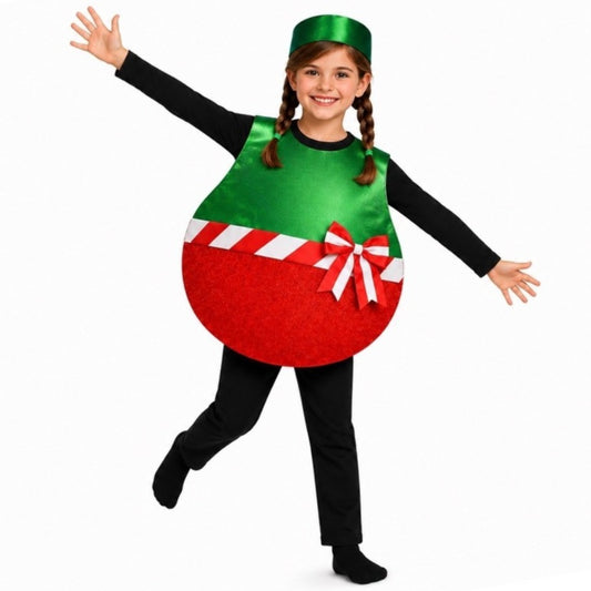 Disfraz de Bola de Navidad Lazo infantil