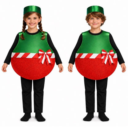 Disfraz de Bola de Navidad Lazo infantil