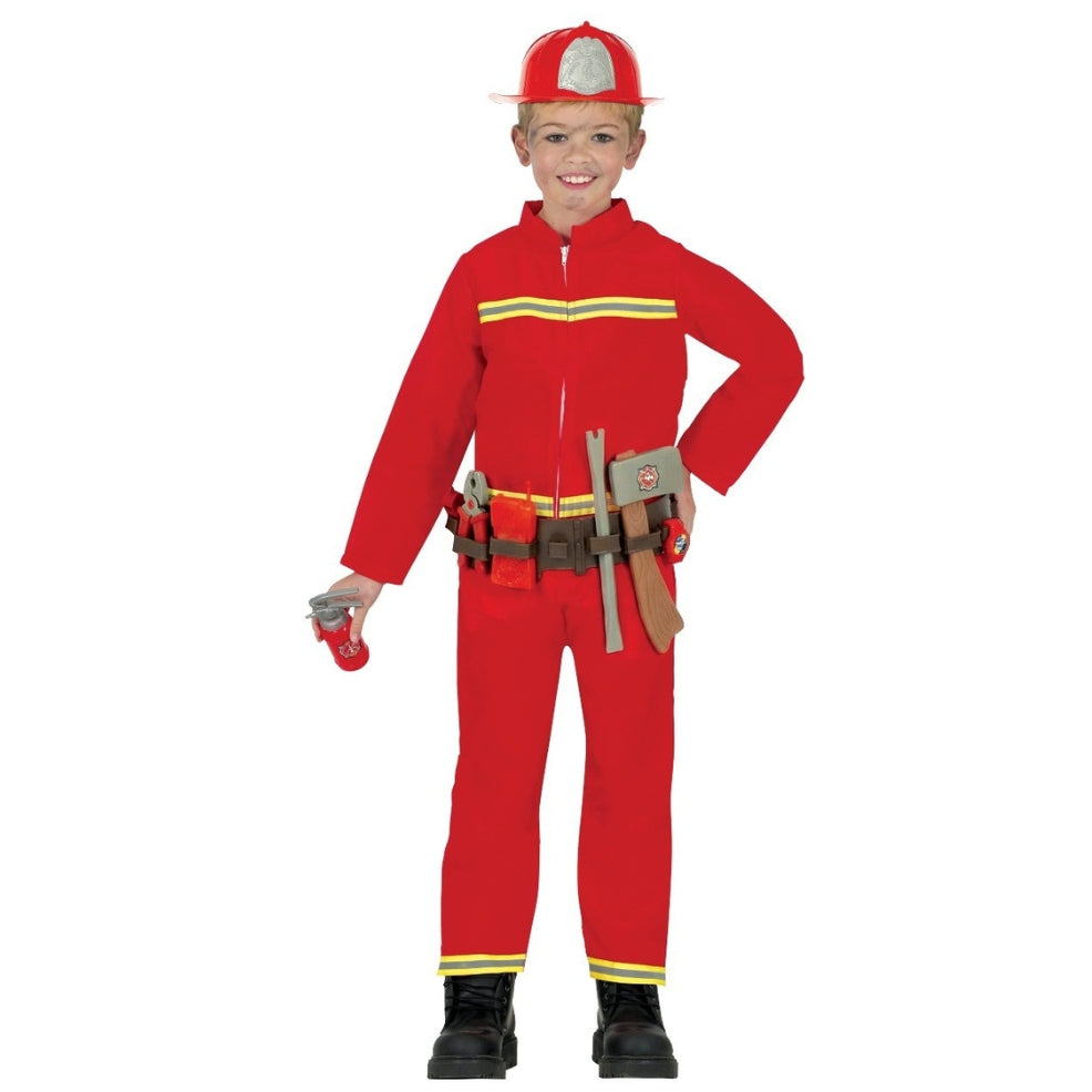 Disfraz de Bombero con Herramientas infantil