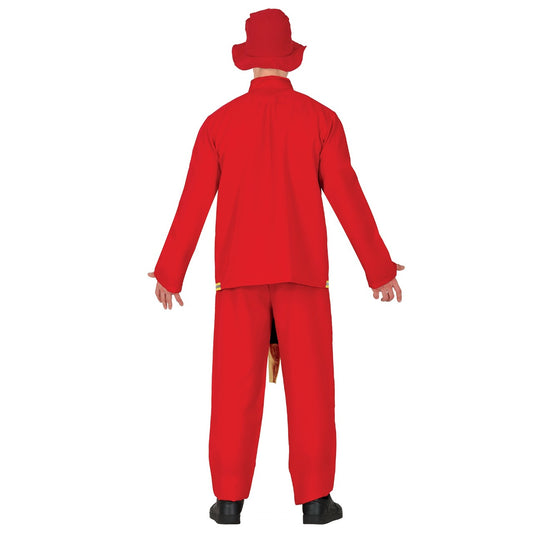 Disfraz de Bombero con Manguera para adulto