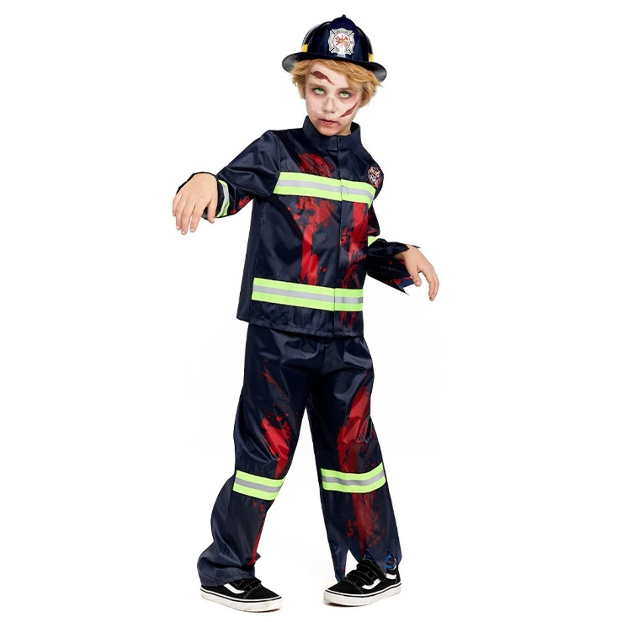 Disfraz de Bombero Zombie para niño