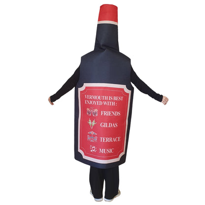 Disfraz de Botella de Vermut para adulto