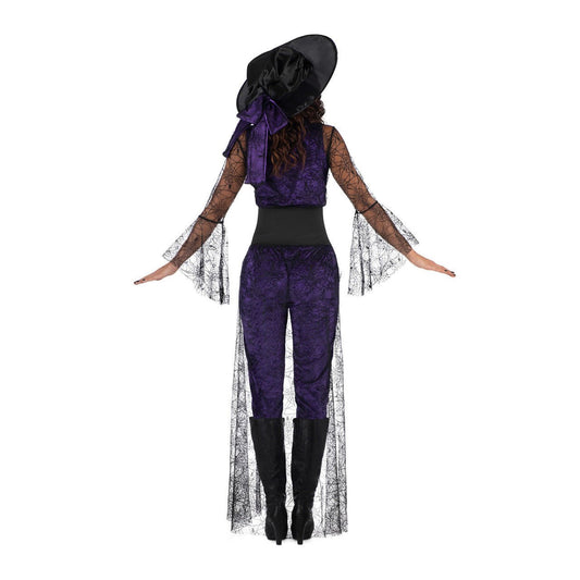 Disfraz de Bruja Aquelarre Morada para mujer