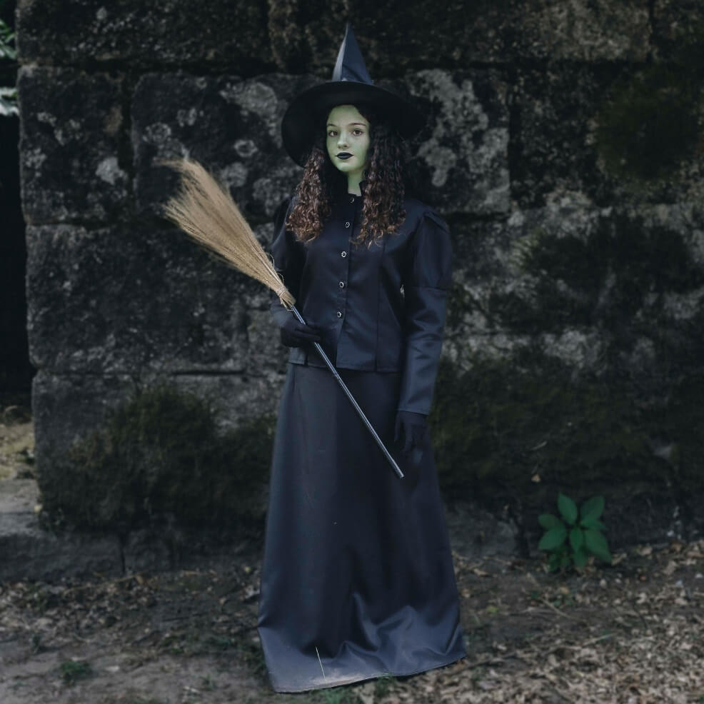 Disfraz de Bruja Elphaba para mujer