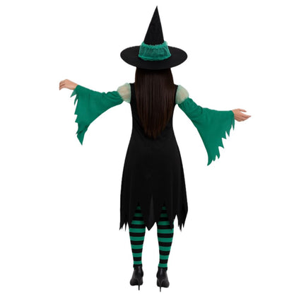 Disfraz de Bruja Esmeralda Verde para mujer