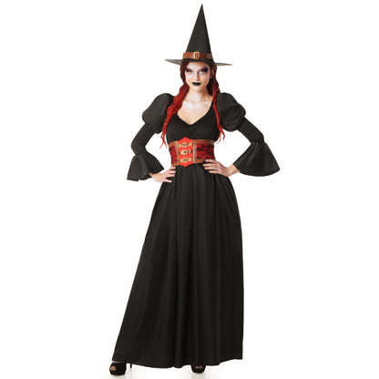 Disfraz de Bruja Negro Corset para mujer