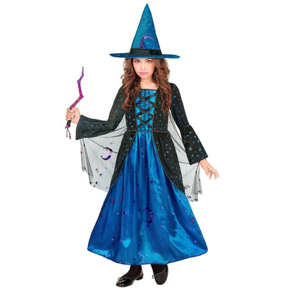Disfraz de Bruja Premium para niña