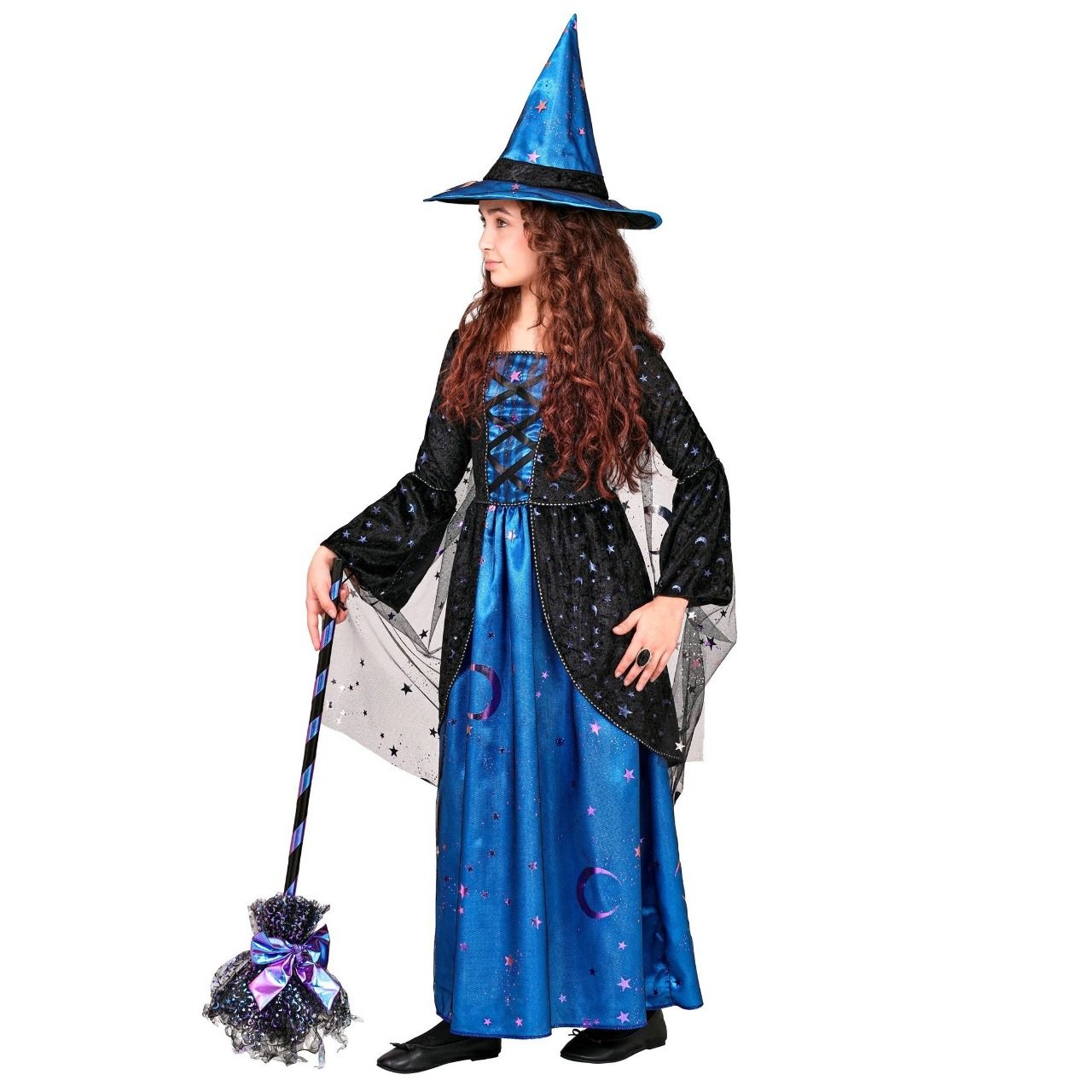 Disfraz de Bruja Premium para niña