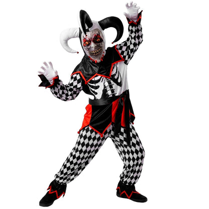 Disfraz de Bufón Siniestro infantil