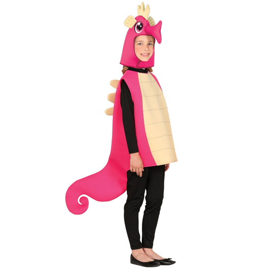 Disfraz de Caballito de Mar Rosa infantil