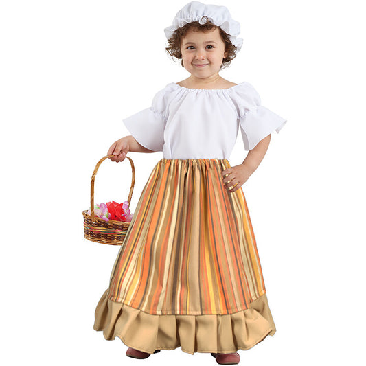 Disfraz de Campesina Medieval para niña