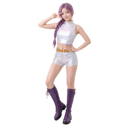 Disfraz de Cantante K-Pop Blanca Basic para mujer