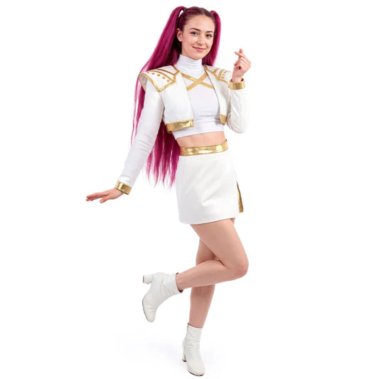 Disfraz de Cantante K-Pop Blanca Deluxe para mujer