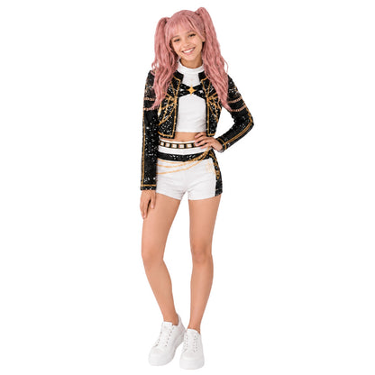 Disfraz de Cantante K-Pop Blanca Luxury para mujer