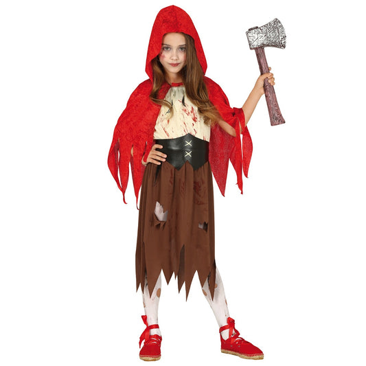 Disfraz de Caperucita Siniestra para niña