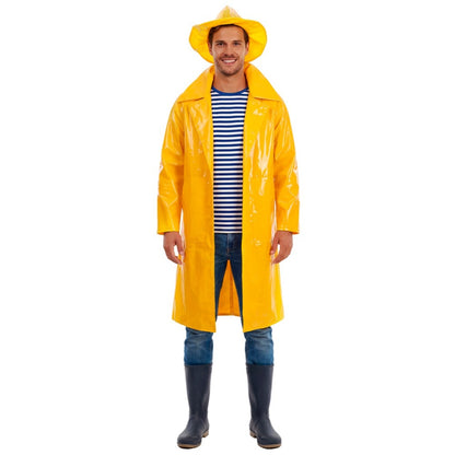 Disfraz de Capitán Pescador Amarillo para adulto