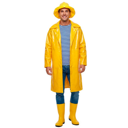 Disfraz de Capitán Pescador Amarillo para adulto