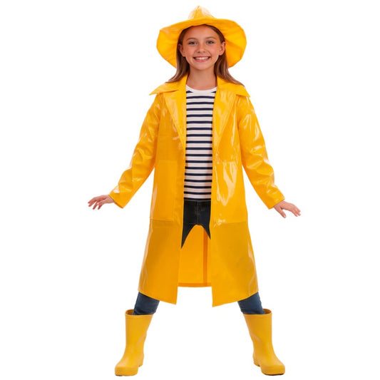 Disfraz de Capitán Pescador Amarillo infantil