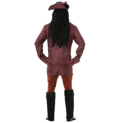 Disfraz de Capitán Pirata del Caribe para hombre