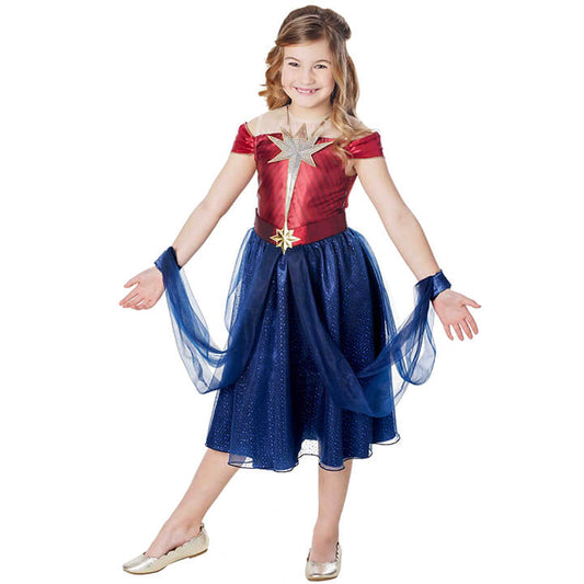 Disfraz de Capitana Marvel™ Vestido para niña