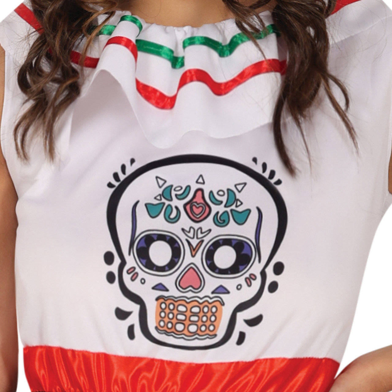 Disfraz de Catrina Colorida para mujer