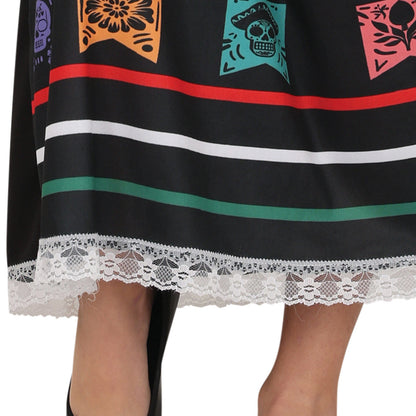 Disfraz de Catrina Colorida para niña